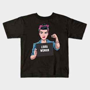 Libra Woman Kids T-Shirt